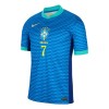Camiseta de fútbol Brasil Vini JR 7 2ª equipación 2024